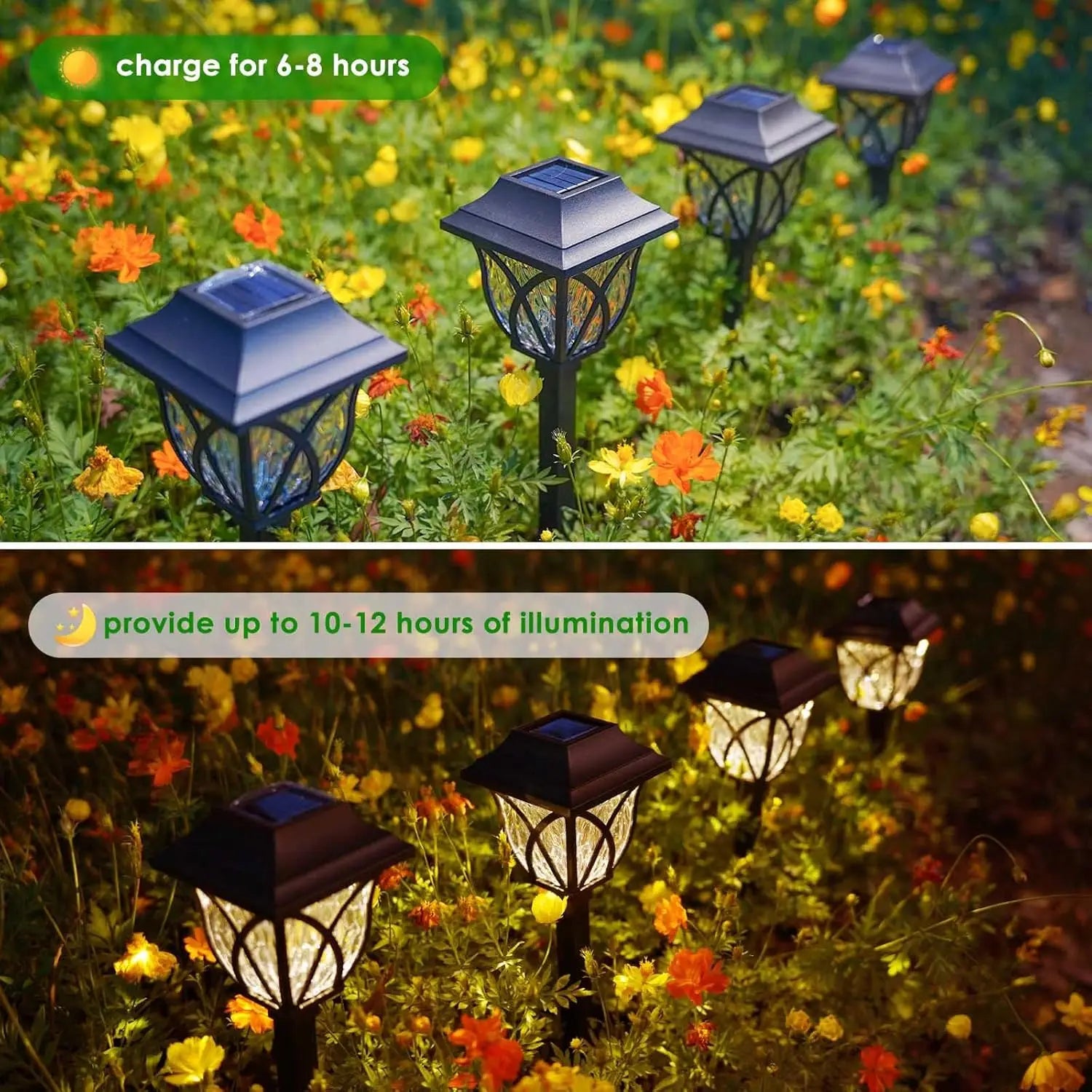 Luces Solares de Jardín Brillantes