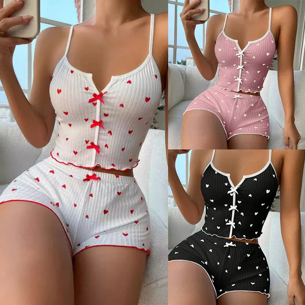 1-Set-Sleepwear-Women-Pajamas-Set-Heart-Print-Soft-Ribbed-Fabric-with-Flirty-Frill-Trim-Casual.jpg