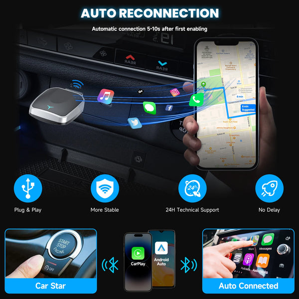 Conector Inteligente Auto Inalámbrico