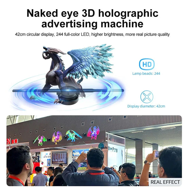 Ventilador Holográfico 3D Increíble