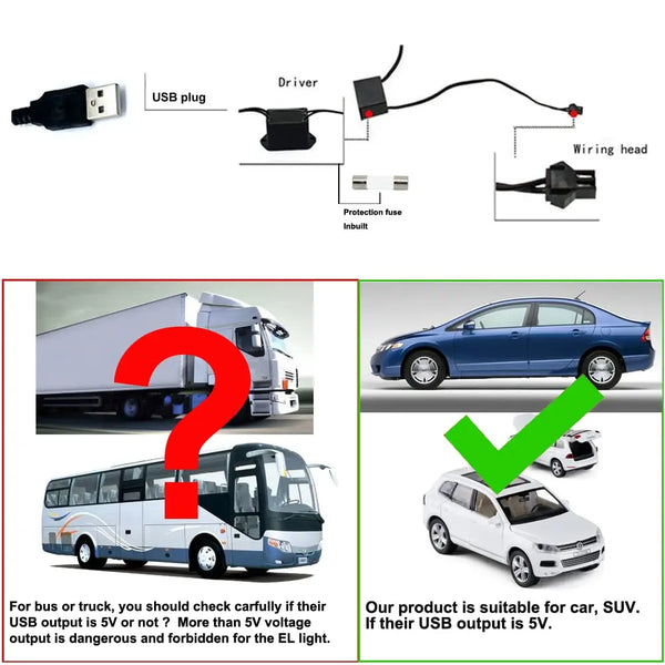 Luces LED para Autos Increíbles