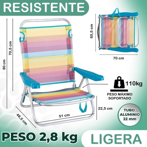 Sillas de Playa Arcoíris