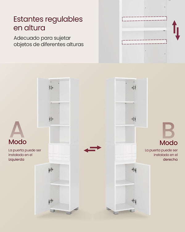 Elegante Armario de Baño
