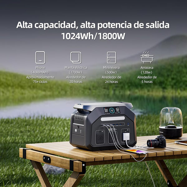 Potente Estación de Energía Portátil