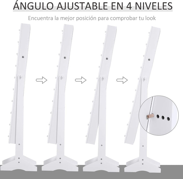 Espejo Joyero con Luces LED