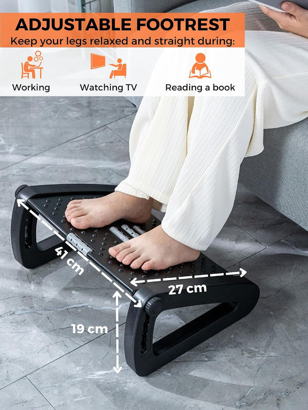 Reposapiés Ergonómico Ajustable
