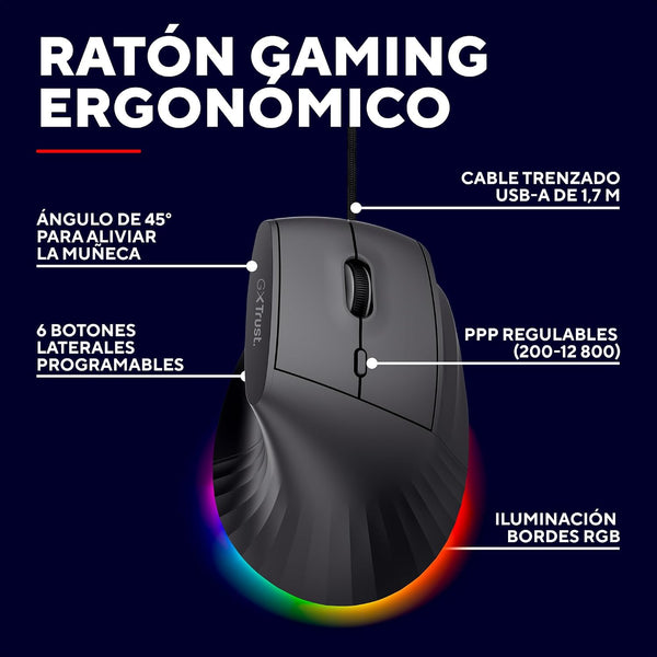 Ratón Gamer Iluminado GXTrust