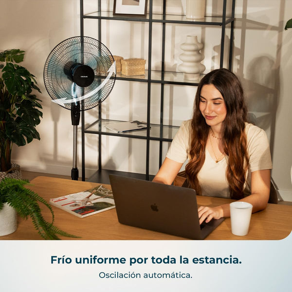 Ventilador Silencioso de Pie