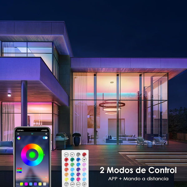 Luces LED Coloridas para Casa