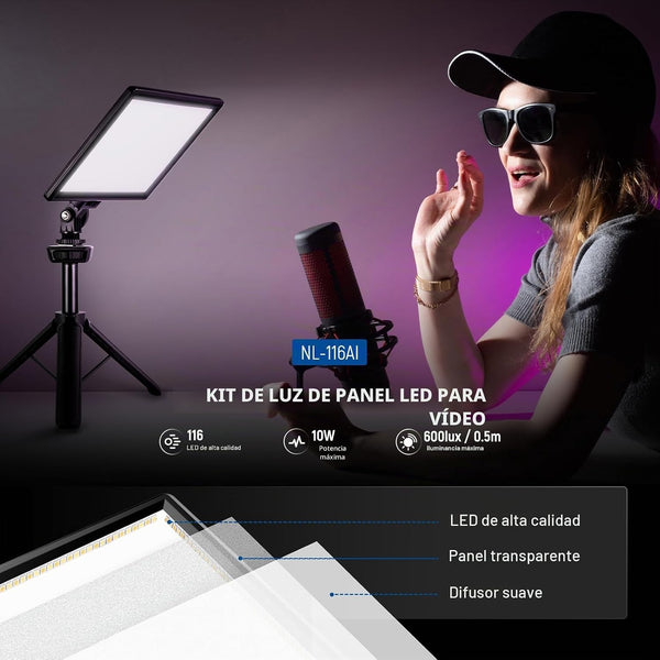 Luz LED Compacta y Versátil
