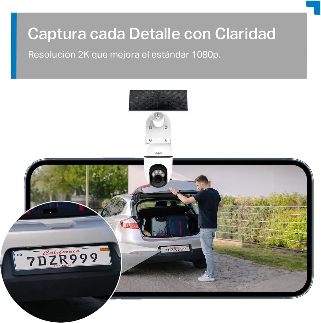 Cámara Solar de Seguridad 360°