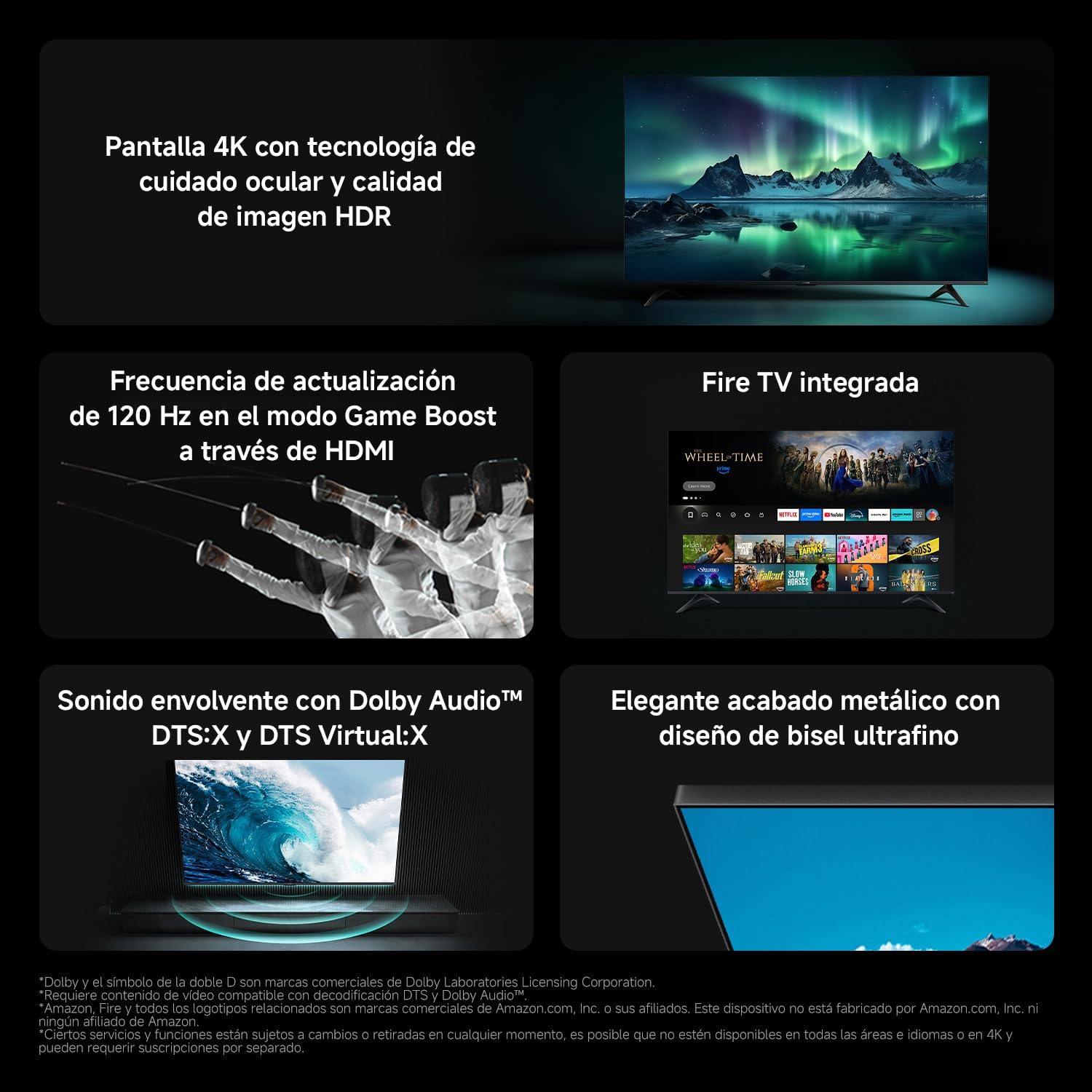 Pantalla Inteligente 4K con Alexa