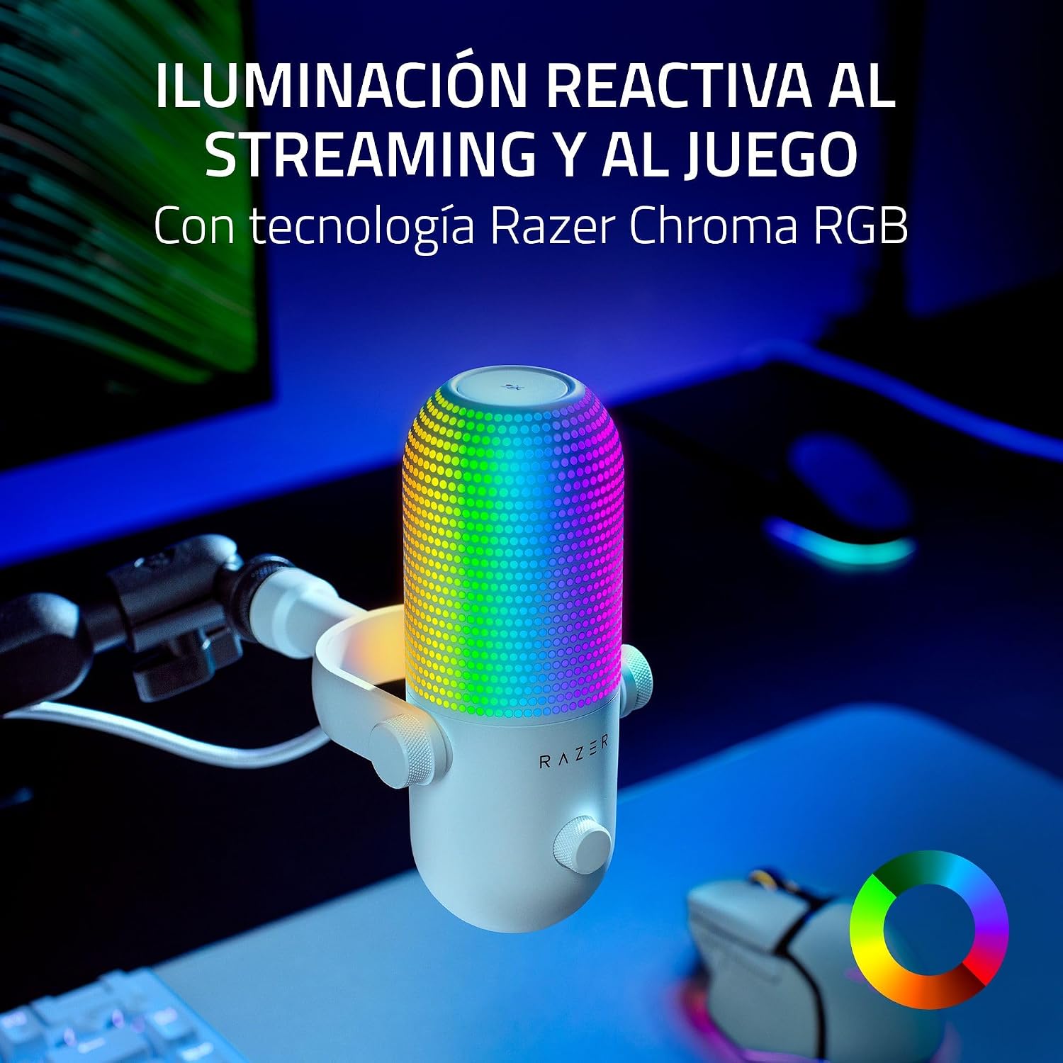 Micrófono RGB para Creativos