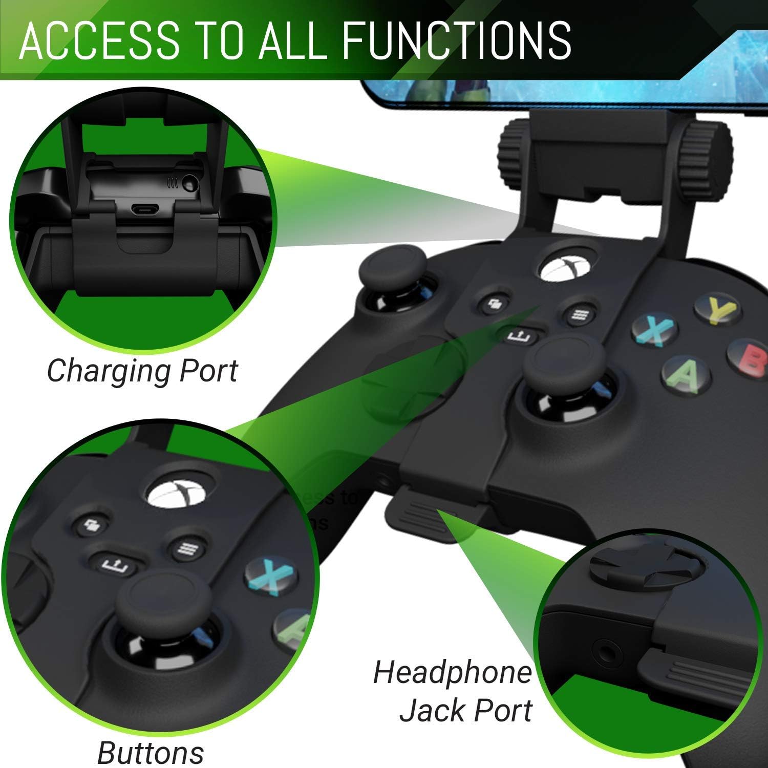 Clip Móvil para Xbox Controlador