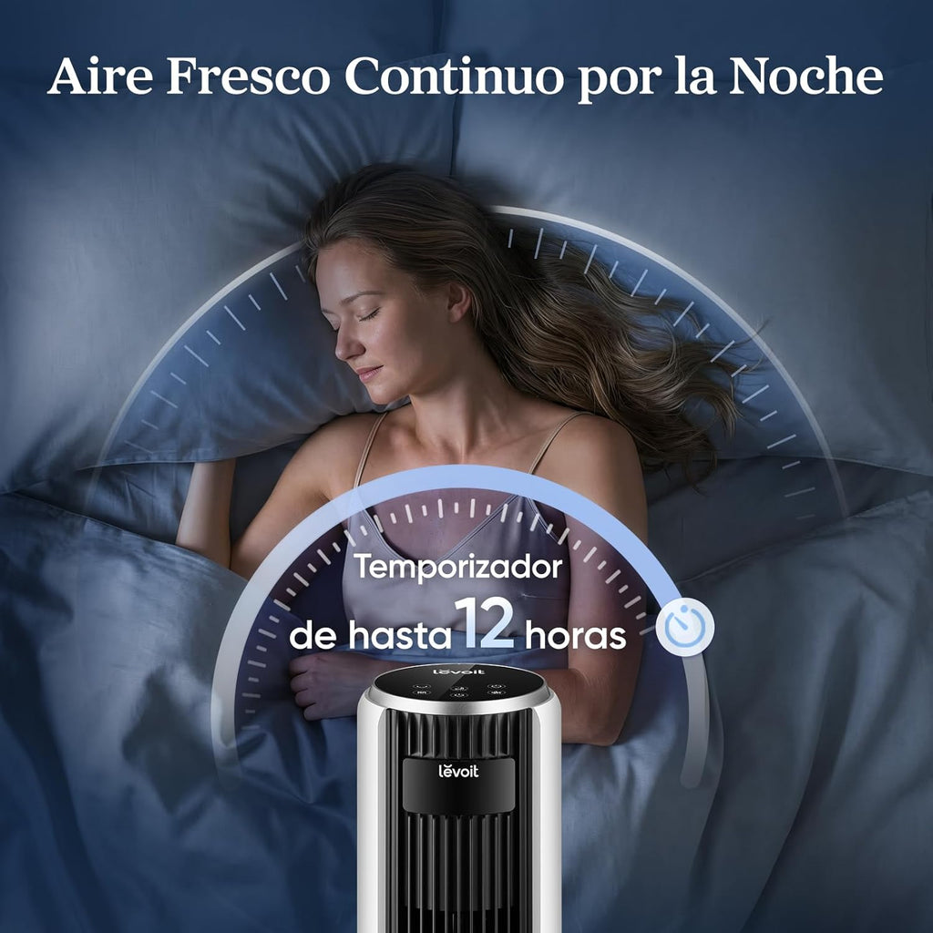 Ventilador Silencioso con Control Remoto