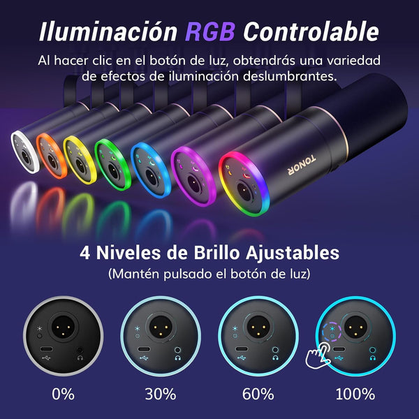 Micrófono USB Gaming Pro