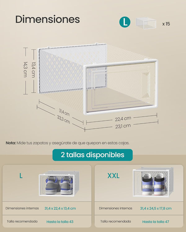 Organizador de Zapatos Apilable