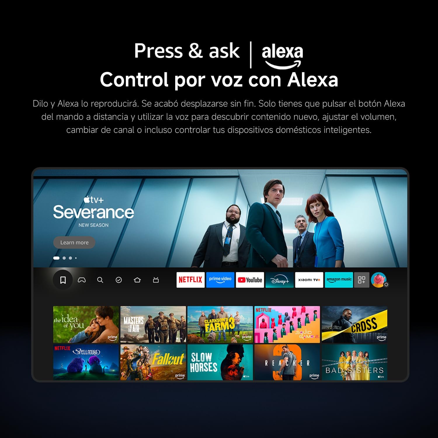 Pantalla Inteligente 4K con Alexa