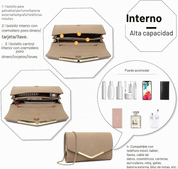 Bolso Elegante con Cadena