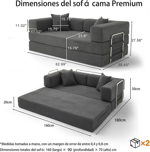 Sofá Cama Versátil Vipbear