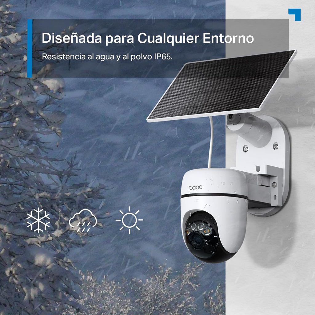 Cámara Solar de Seguridad 360°
