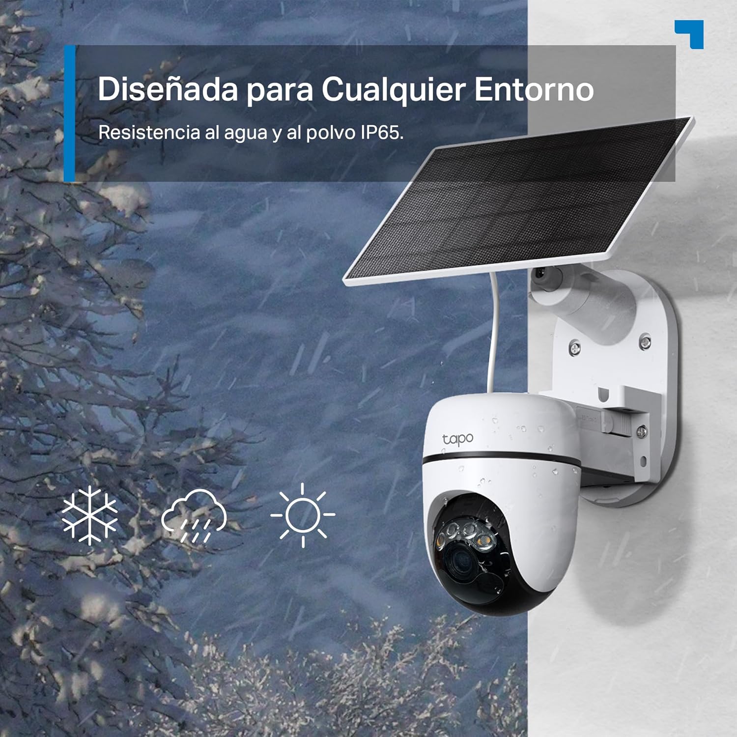 Cámara Solar de Seguridad 360°