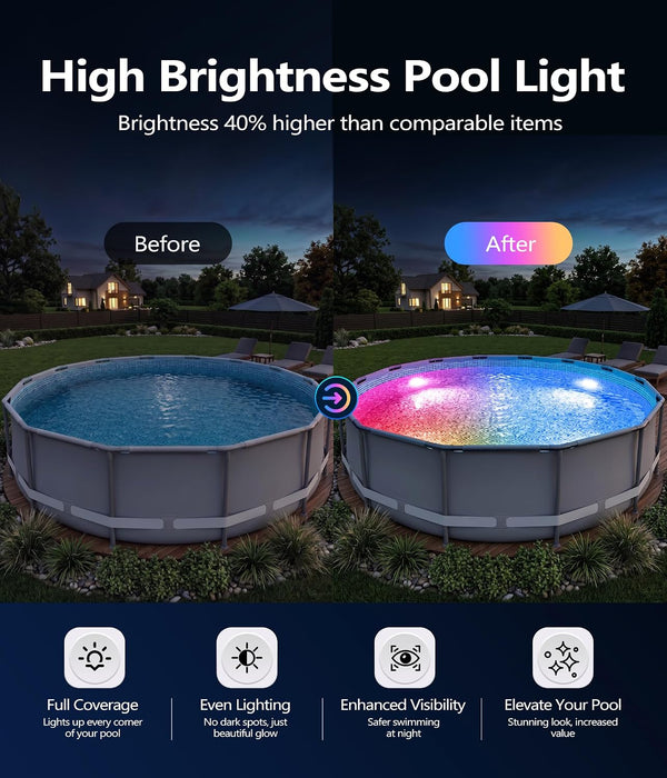 Luces Mágicas para Piscina