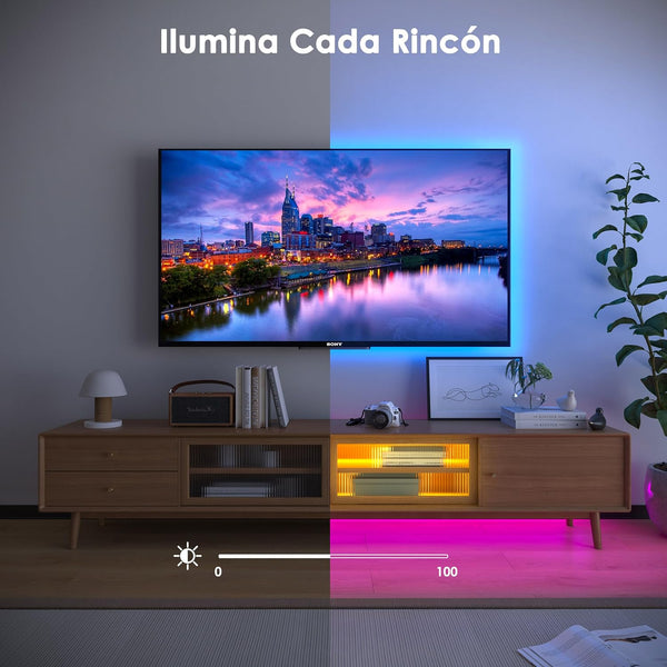 Luces LED Coloridas para Casa