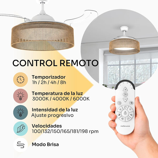 Ventilador de Techo Brizy Bright