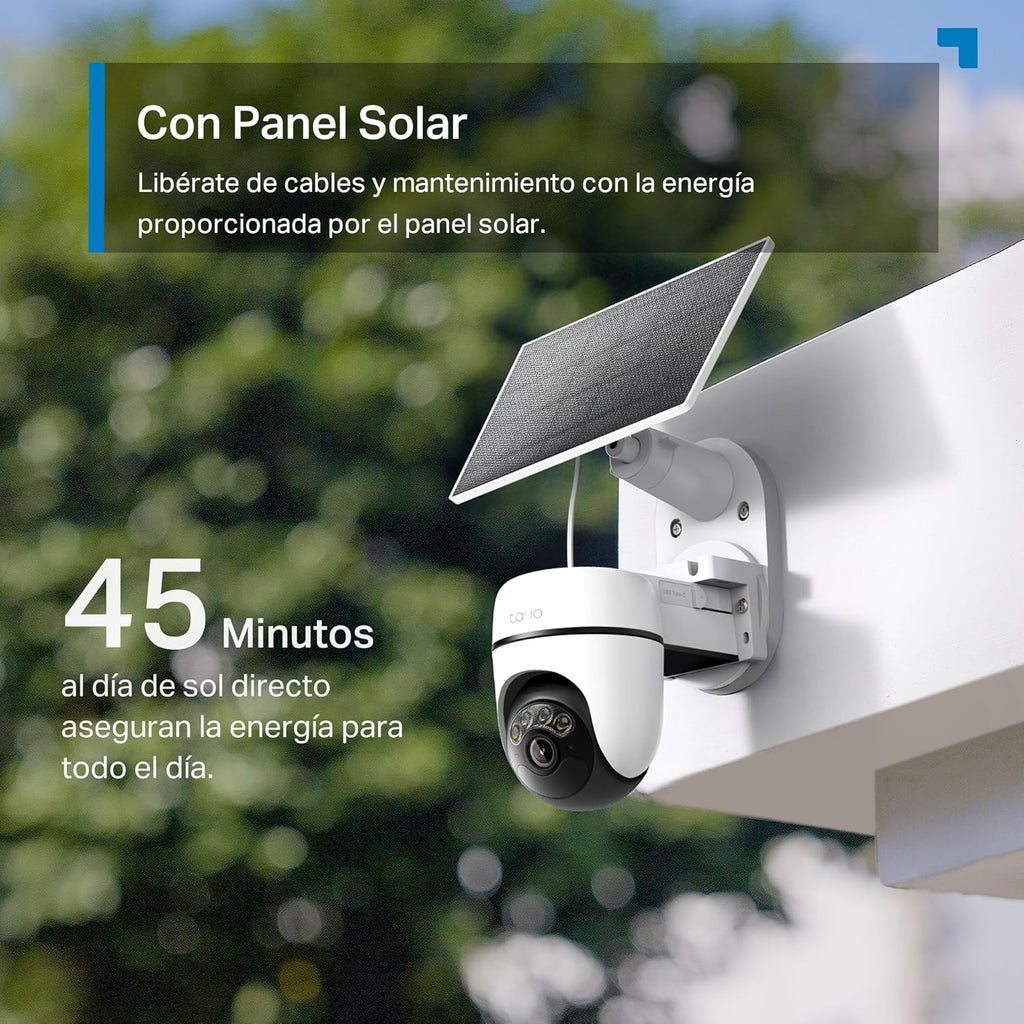 Cámara Solar de Seguridad 360°