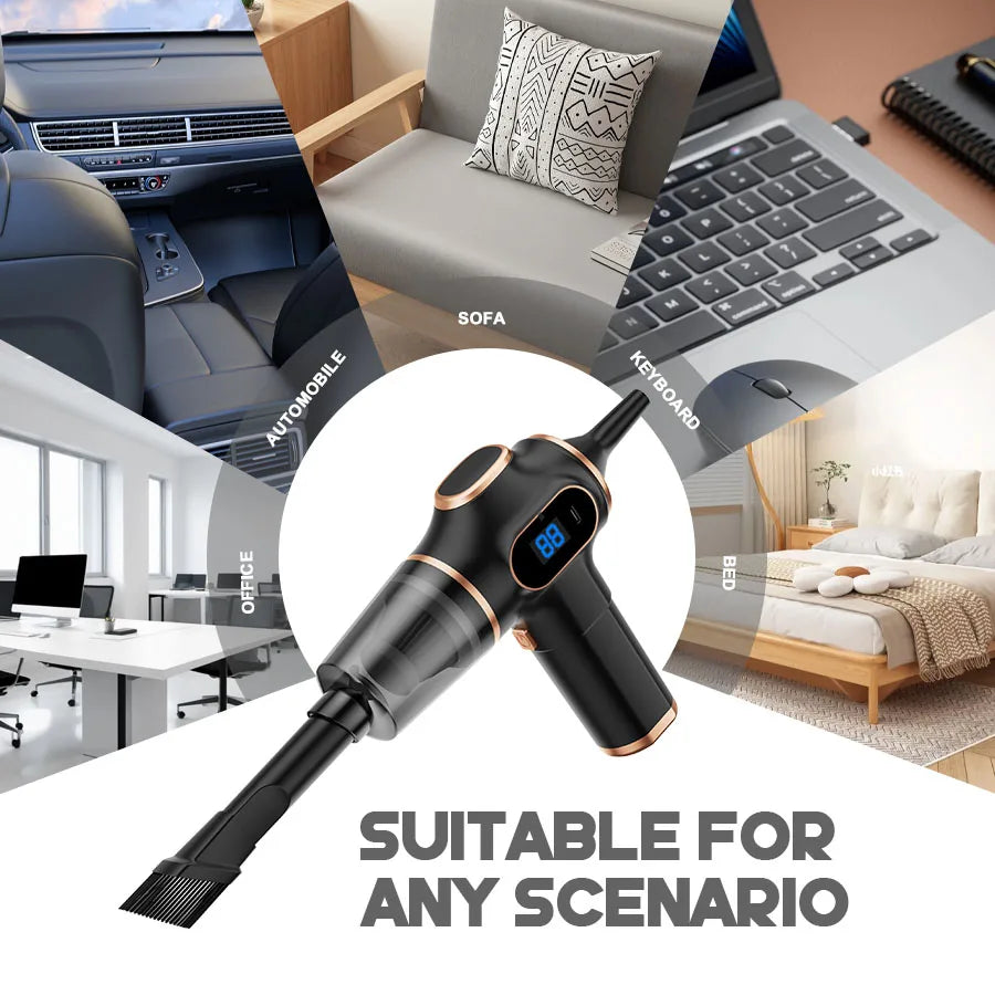 Compact Wireless Car Vacuum