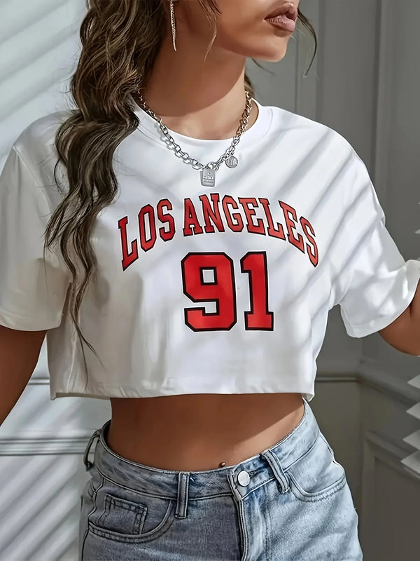 Crop Top Deportivo Urbano