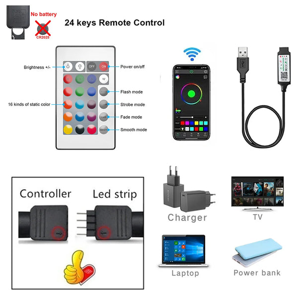 Luces LED Decorativas Flexibles