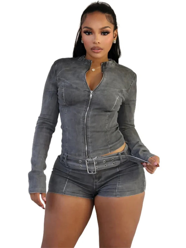 Conjunto Denim Chic Urbano