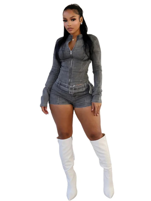 Conjunto Denim Chic Urbano