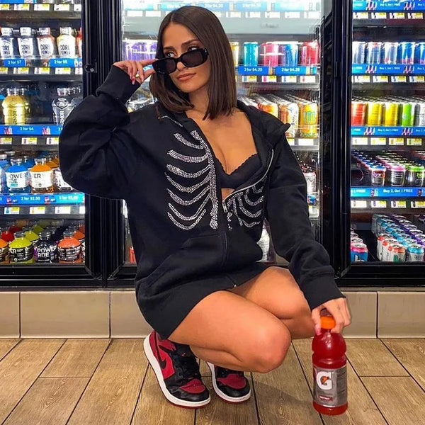Sudadera Gótica con Estilo