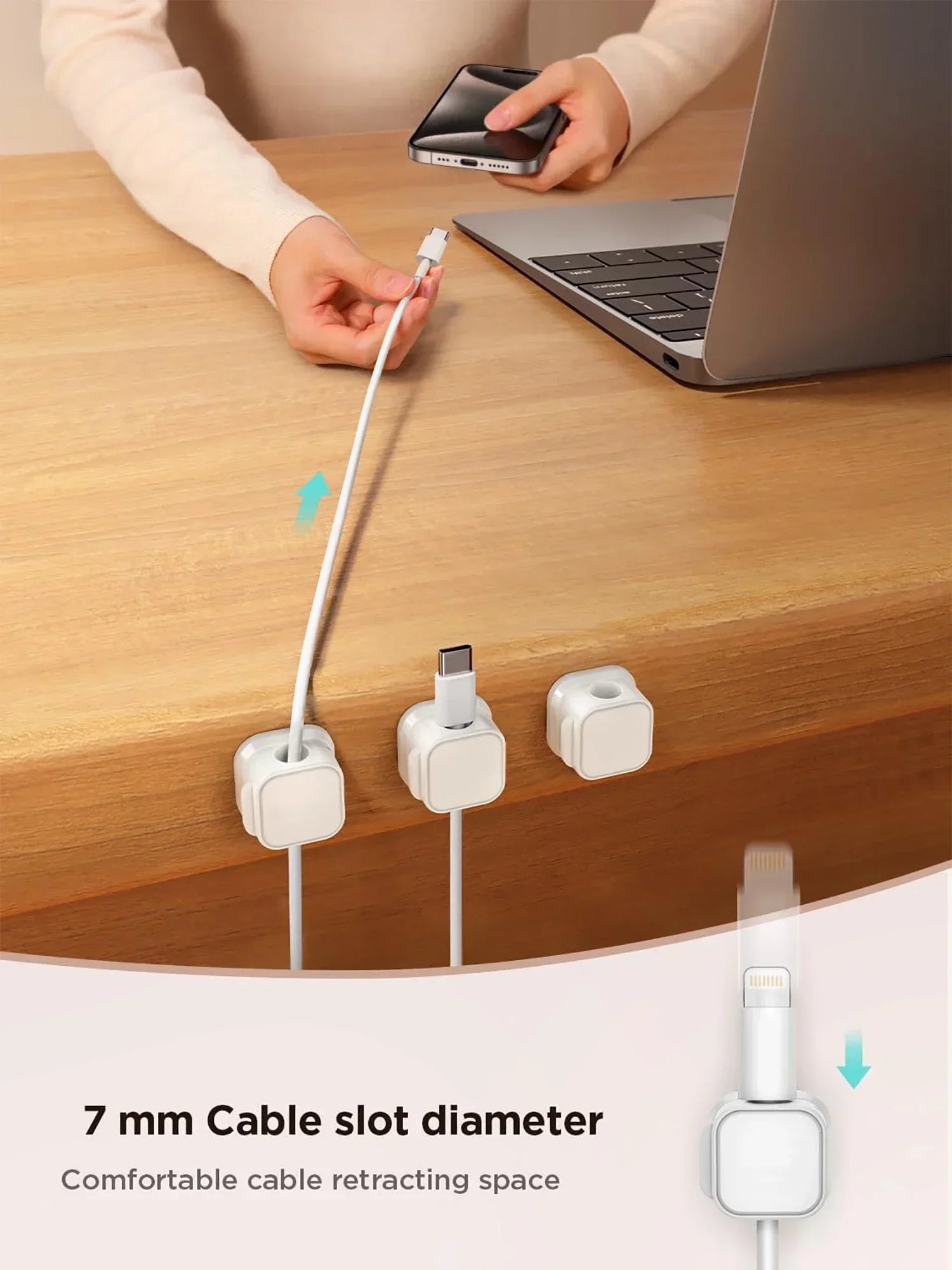 Clips Ajustables para Cables